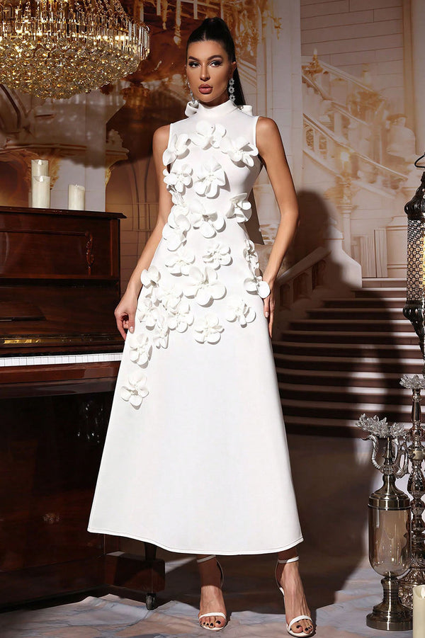 Amelia Floral Embellished Maxi Dress