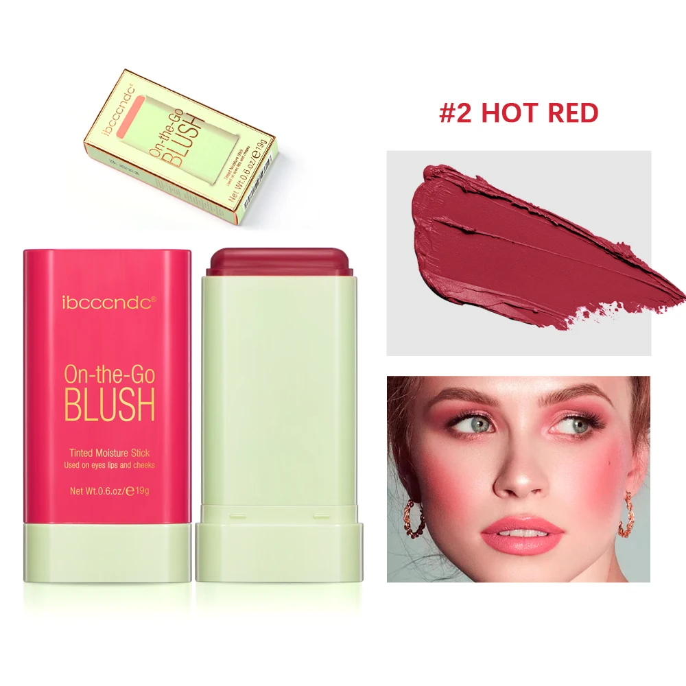 Ninna Glow Stick — 3-in-1 Tinted Blush Stick for Cheeks, Lips & Eyes