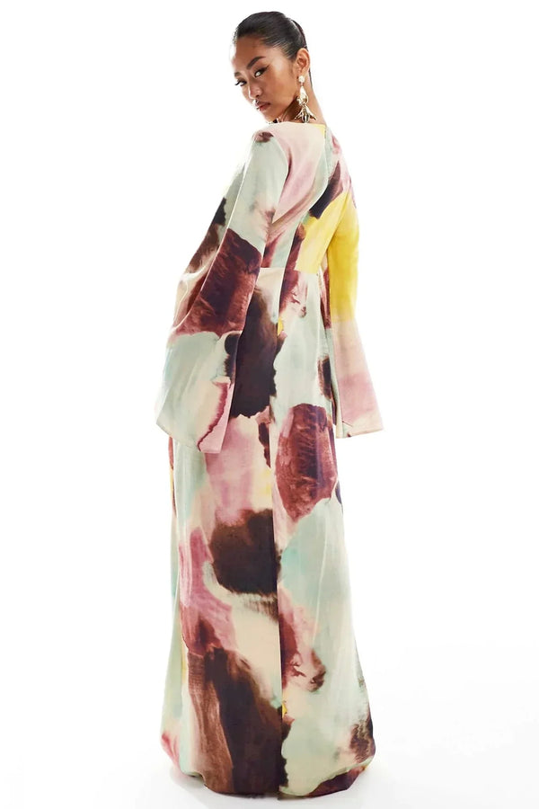 Ethereal Waves Maxi Dress