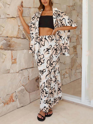Tropical Bloom Co-ord Set