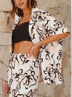 Tropical Bloom Co-ord Set