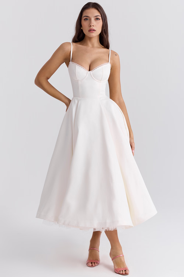 Bella Midi Dress - Double Layer