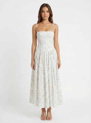 Floral Radiance Maxi Dress