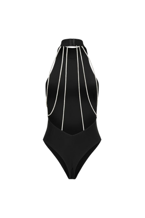 Cut Out Bodysuit Femme Zara
