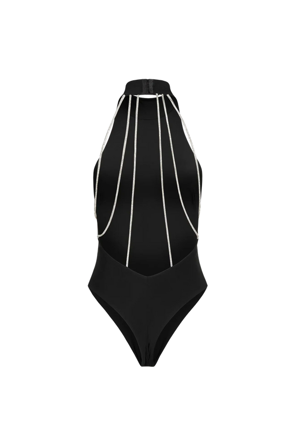 Cut Out Bodysuit Femme Zara