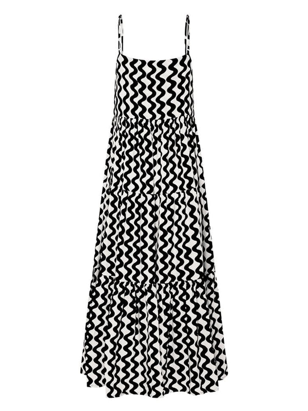 Elara Strappy Square Neck Maxi Dress
