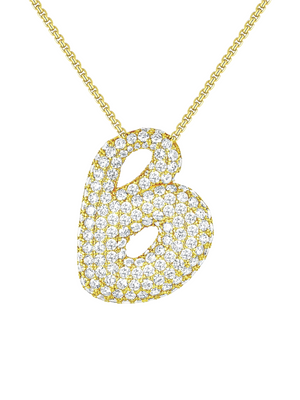 Luna Bubble Letter Necklace
