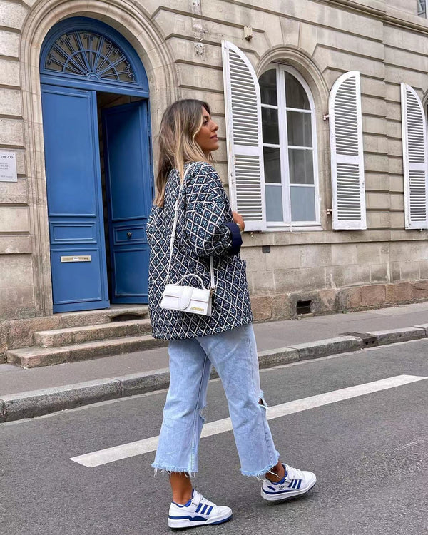 Elowen Quilted Floral Geometric Jacket