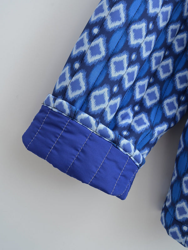 Elowen Quilted Floral Geometric Jacket