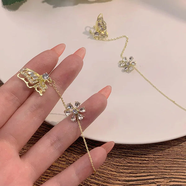Blossom Wing Ear Cuff – Pair