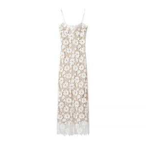 Cut Out Midi Dress Femme Raya