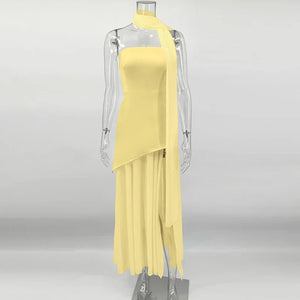Valentina Draped Evening Gown
