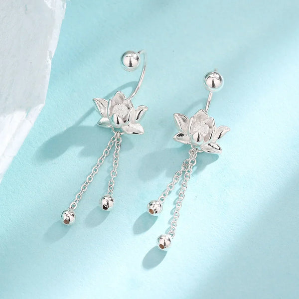 Zen Lotus Earring – Pair