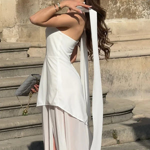 Valentina Draped Evening Gown