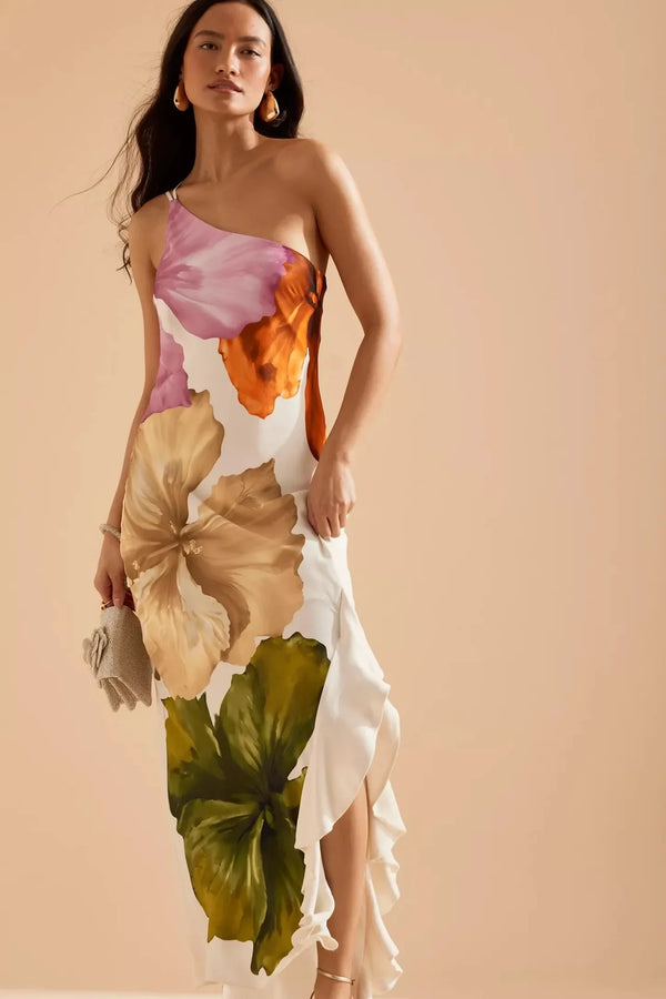 Liza Maxi Dress – Abstract Floral