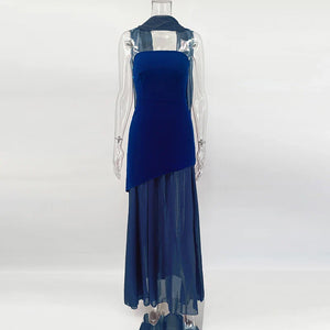 Valentina Draped Evening Gown