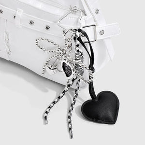 Femme Heart Bow Charm