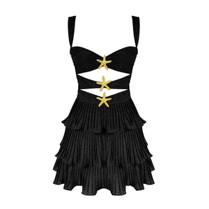 Golden Coast Star Mini Dress