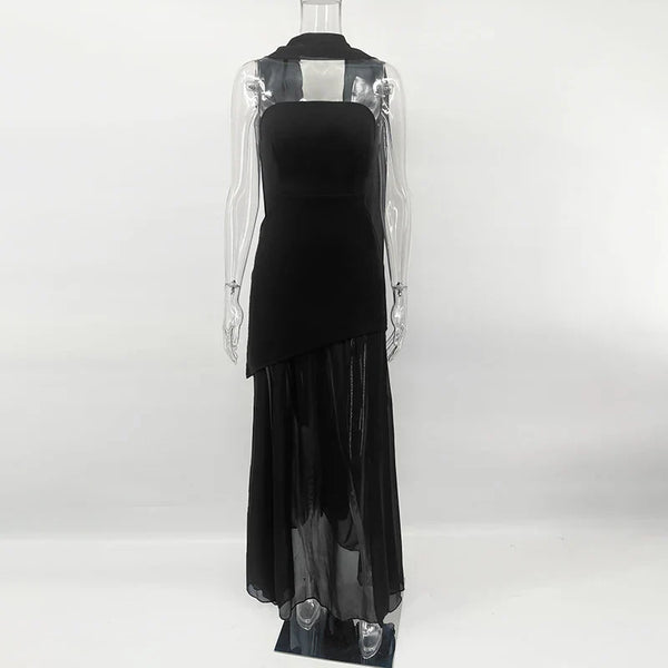 Valentina Draped Evening Gown