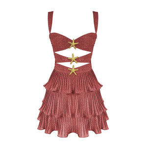 Golden Coast Star Mini Dress