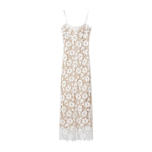 Cut Out Midi Dress Femme Raya