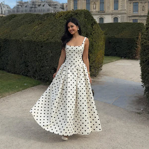 Audrey Polka - Maxi Dress