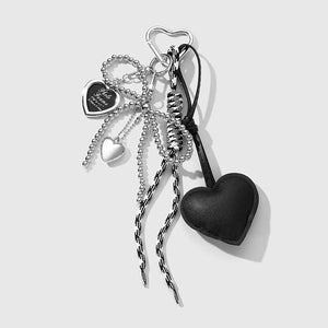 Femme Heart Bow Charm
