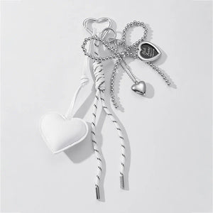Femme Heart Bow Charm