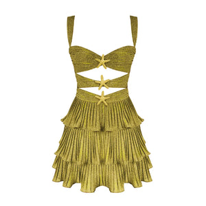 Golden Coast Star Mini Dress