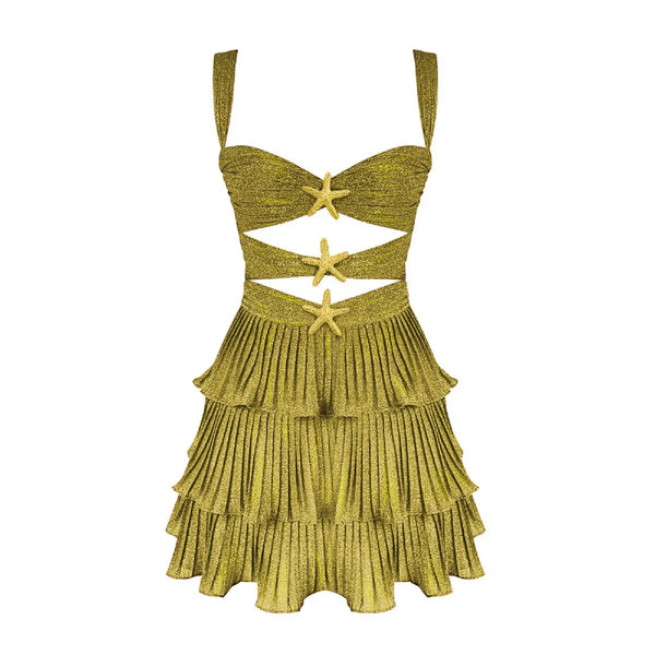 Golden Coast Star Mini Dress