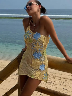 Fiorelle Crochet Dress
