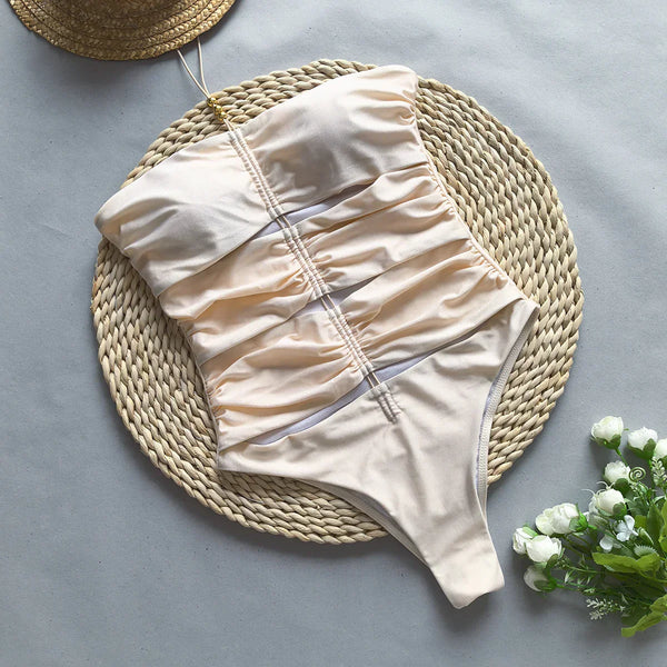 White Bodysuit Femme Suelly