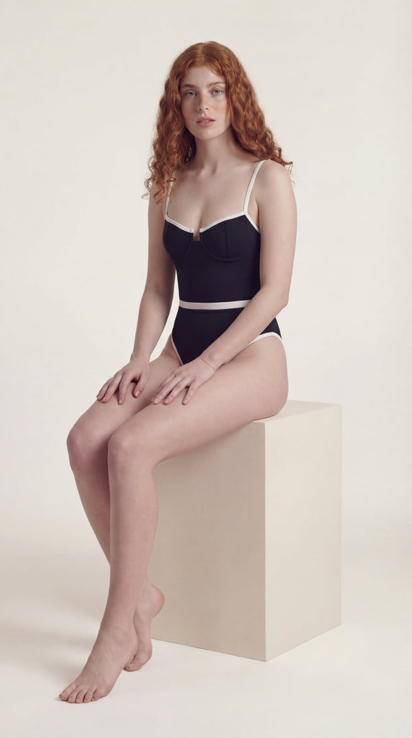 Blue Bodysuit Femme Tatiana