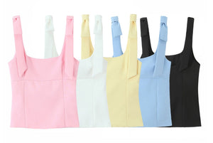Aurora Structured Strap Top - 3 FOR THE PRICE OF 1