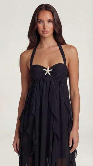 Wrap Maxi Dress Femme Meredith