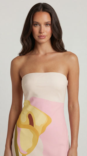 Cut Out Midi Dress Femme Hadley