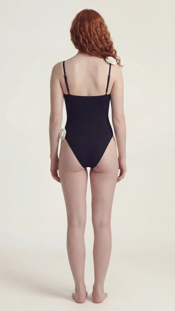 Black Bodysuit Femme Lucy