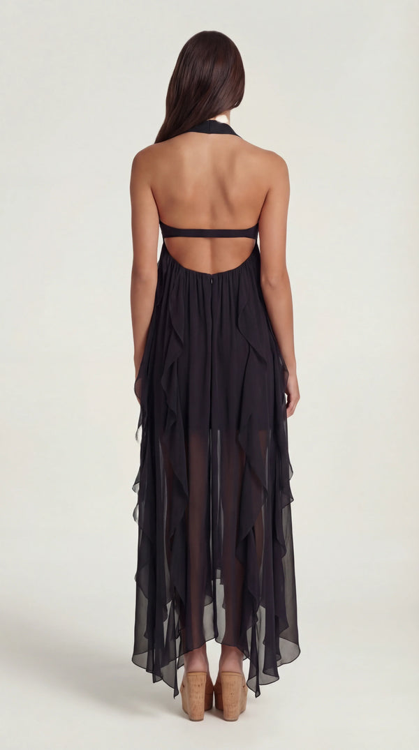 Wrap Maxi Dress Femme Meredith