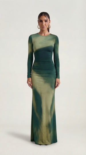 Stretch Maxi Dress Femme Flavia