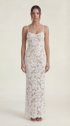 Cut Out Midi Dress Femme Raya