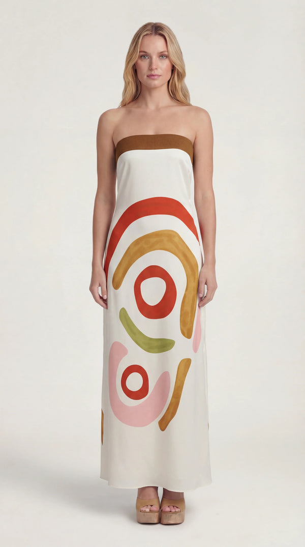 Cut Out Midi Dress Femme Harper