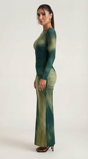 Stretch Maxi Dress Femme Flavia