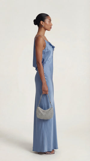 Satin Maxi Dress Femme Ramona