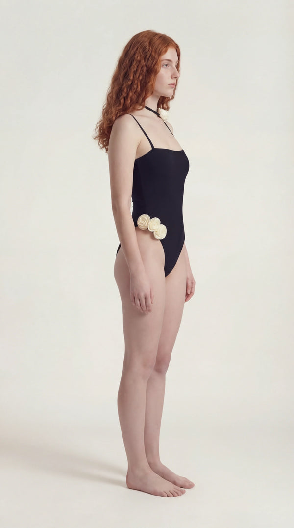 Black Bodysuit Femme Lucy