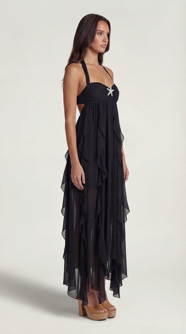 Wrap Maxi Dress Femme Meredith