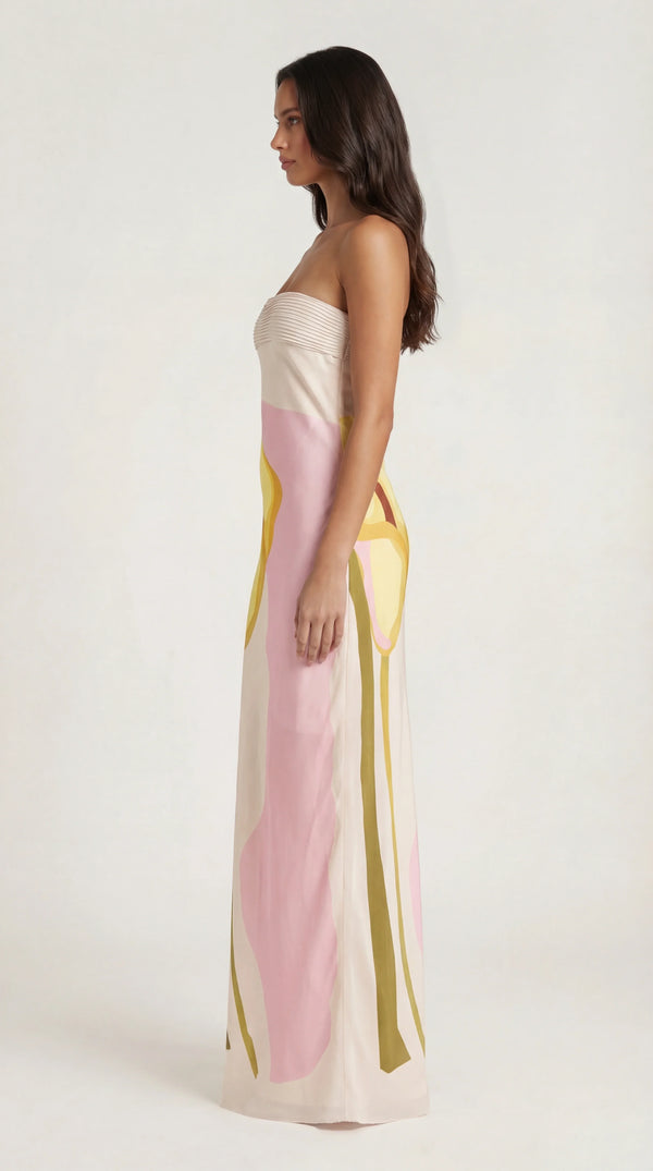 Cut Out Midi Dress Femme Hadley