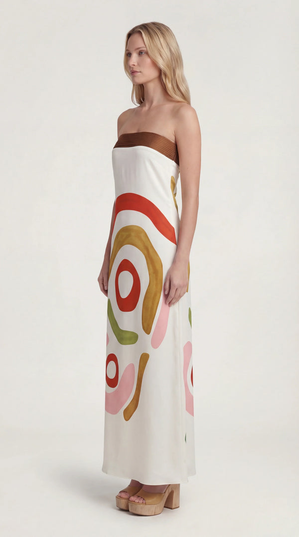 Cut Out Midi Dress Femme Harper