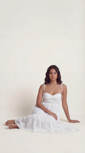 Tiered Maxi Dress Femme Grace
