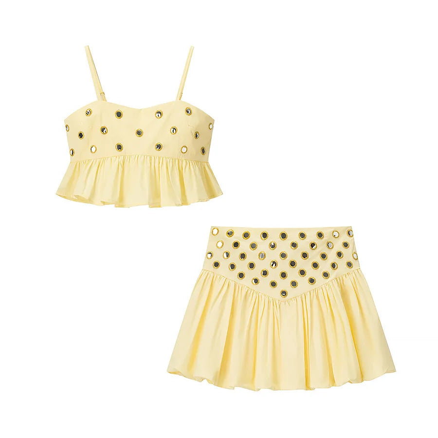 Capri set styled for a seaside dinner