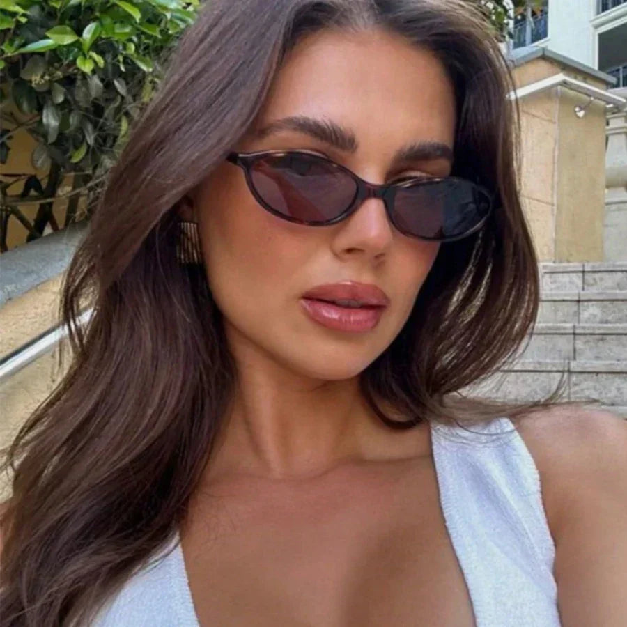 OceanGlow sunglasses worn by a model